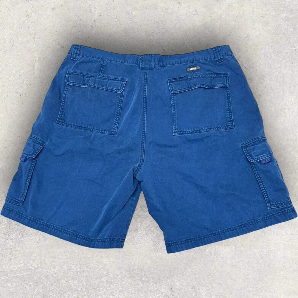 Kahala Shorts Size 42 Mens Medium Blue Cargo‎